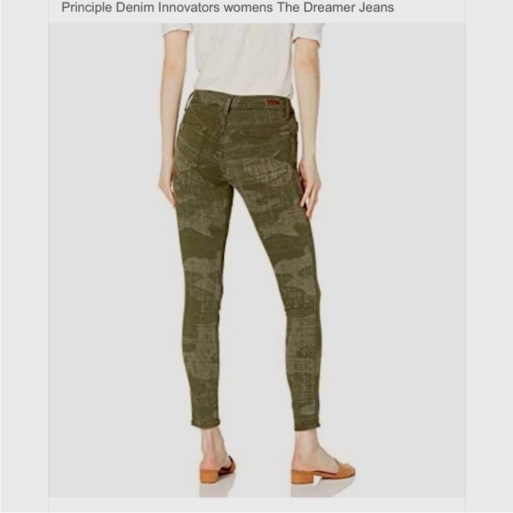 $138 Anthropologie x  Principle Denim Innovators camo skinny jeans 24